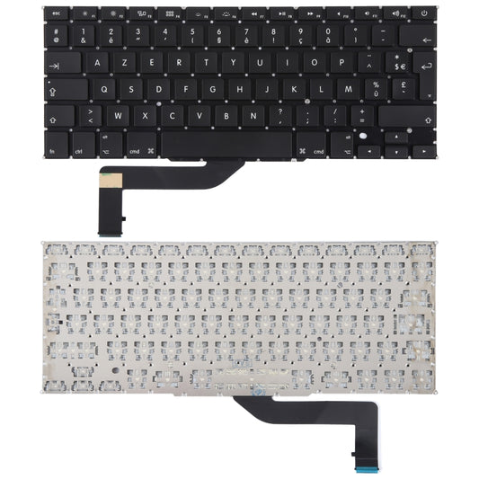 For Macbook Pro Retina 15 inch A1398 2012 2013 2014 2015 UK French Version Keyboard - Keyboard by buy2fix | Online Shopping UK | buy2fix