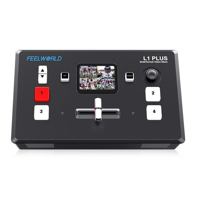 FEELWORLD L1 PLUS Multi-camera Video Mixer Switcher Touch Screen PTZ Control USB3.0 Fast Streaming Switcher (US Plug) - Live Sound Effects Processors by FEELWORLD | Online Shopping UK | buy2fix