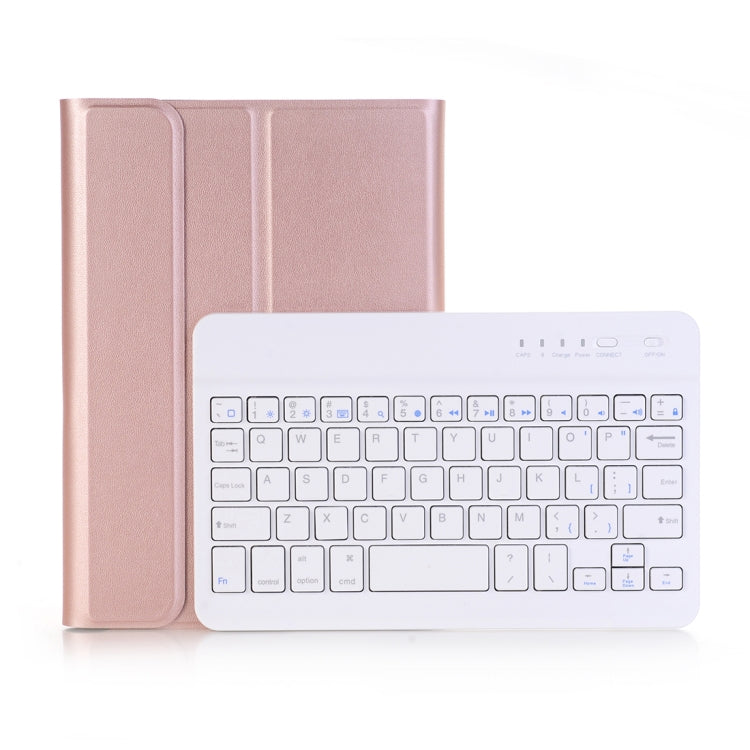 A03 for iPad mini 3 / 2 / 1 Universal Ultra-thin ABS Horizontal Flip Tablet Case + Bluetooth Keyboard(Rose Gold) - For iPad mini by buy2fix | Online Shopping UK | buy2fix