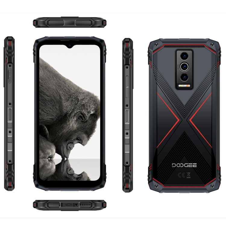 [HK Warehouse] DOOGEE Blade 10 Pro, 6GB+256GB, 6.56 inch Android 14 Spreadtrum T606 Octa Core, Network: 4G, OTG, NFC (Black Red) - DOOGEE by DOOGEE | Online Shopping UK | buy2fix