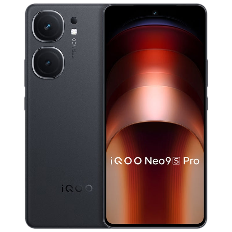 vivo iQOO Neo9S Pro, Dual Back Cameras, 12GB+256GB, Face ID / Fingerprint Identification, 6.78 inch Android 14 OriginOS 4 Dimensity 9300+ Octa Core, OTG, NFC, Network: 5G, Support Google Play (Black) - vivo by vivo | Online Shopping UK | buy2fix