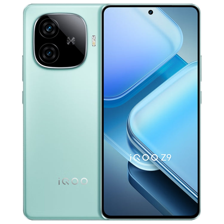 vivo iQOO Z9, Dual Back Cameras, 8GB+256GB, Face ID Screen Fingerprint Identification, 6.78 inch Android 14.0 OriginOS 4 Snapdragon 7 Gen 3 Octa Core 2.63GHz, OTG, NFC, Network: 5G, Support Google Play (Mint Green) - vivo by vivo | Online Shopping UK | buy2fix