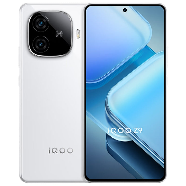 vivo iQOO Z9, Dual Back Cameras, 8GB+256GB, Face ID Screen Fingerprint Identification, 6.78 inch Android 14.0 OriginOS 4 Snapdragon 7 Gen 3 Octa Core 2.63GHz, OTG, NFC, Network: 5G, Support Google Play (White) - vivo by vivo | Online Shopping UK | buy2fix