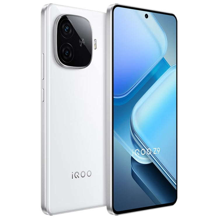 vivo iQOO Z9, Dual Back Cameras, 12GB+256GB, Face ID Screen Fingerprint Identification, 6.78 inch Android 14.0 OriginOS 4 Snapdragon 7 Gen 3 Octa Core 2.63GHz, OTG, NFC, Network: 5G, Support Google Play (White) - vivo by vivo | Online Shopping UK | buy2fix