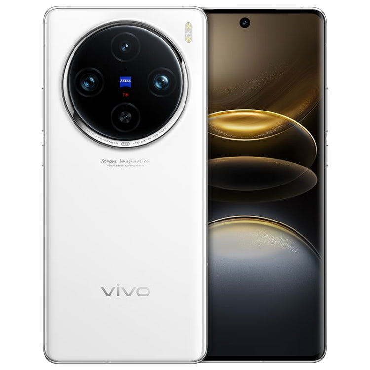 vivo X100s Pro, Triple Back Cameras, 12GB+256GB, Face ID / Fingerprint Identification, 6.78 inch Android 14 OriginOS 4 Dimensity 9300+ Octa Core, OTG, NFC, Network: 5G, Support Google Play (White) - vivo by vivo | Online Shopping UK | buy2fix