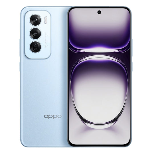 OPPO Reno12 AI Phone, 12GB+256GB, Screen Fingerprint, 6.7 inch ColorOS 14.1 Dimensity 8250 Octa Core up to 3.1GHz, NFC, OTG, Network: 5G (Blue) - OPPO by OPPO | Online Shopping UK | buy2fix