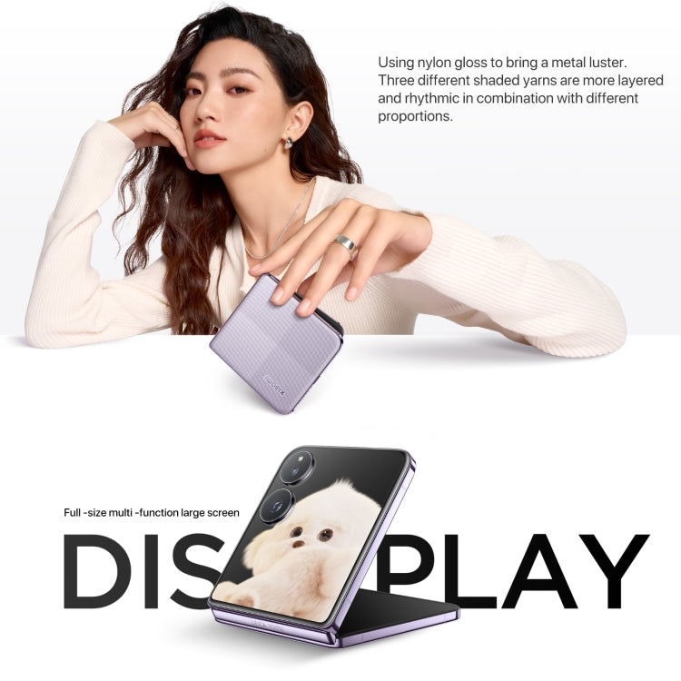 Xiaomi MIX Flip, 12GB+256GB, 6.86 inch + 4.01 inch Xiaomi HyperOS Snapdragon 8 Gen 3 Octa Core 4nm up to 3.3GHz, NFC, Network: 5G (Phantom Purple) - Xiaomi MI by Xiaomi | Online Shopping UK | buy2fix