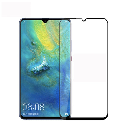 PINWUYO 9H 2.5D Full Screen Tempered Glass Film for Huawei Mate 20 X (Black) - Huawei Tempered Glass by PINWUYO | Online Shopping UK | buy2fix