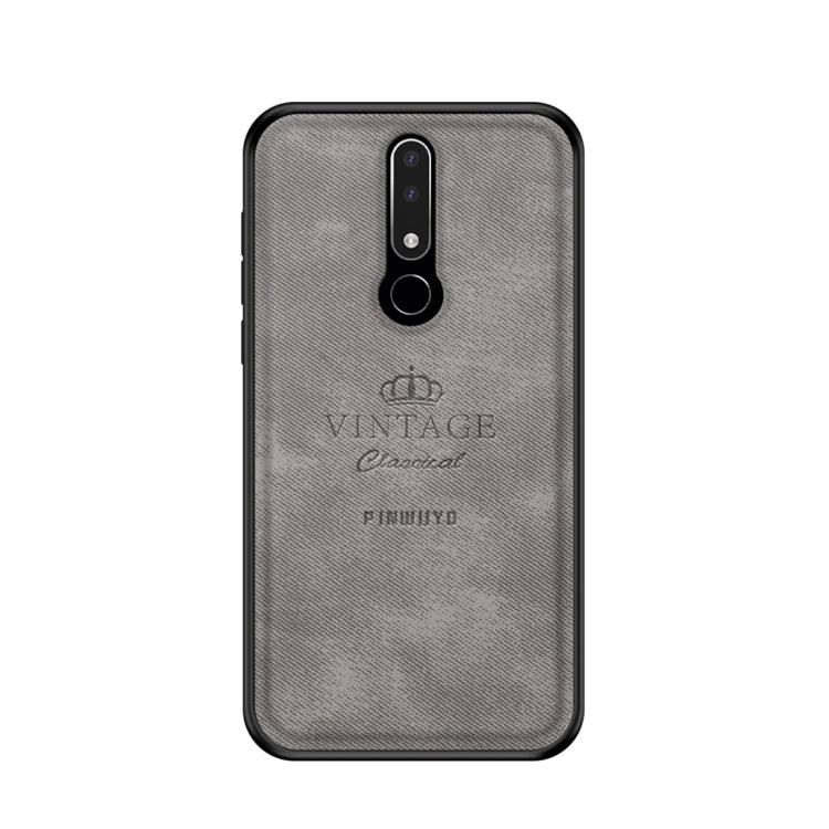 PINWUYO Shockproof Waterproof Full Coverage PC + TPU + Skin Protective Case for Nokia X3 / 3.1 Plus (Grey) - Nokia Cases by PINWUYO | Online Shopping UK | buy2fix