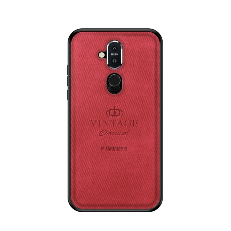 PINWUYO Shockproof Waterproof Full Coverage PC + TPU + Skin Protective Case for Nokia X7 (Red) - Nokia Cases by PINWUYO | Online Shopping UK | buy2fix