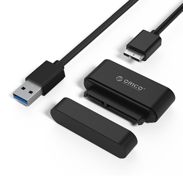 ORICO 20UTS-U3 USB 3.0 to SATA Hard Drive Adapter Cable Converter for 2.5 inch HDD / SSD, Support OTG Function(Black) - eSATA & SATA & IDE by ORICO | Online Shopping UK | buy2fix