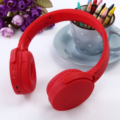 MDR-XB650BT Headband Folding Stereo Wireless Bluetooth Headphone Headset, Support 3.5mm Audio Input & Hands-free Call(Red) - Headset & Headphone by buy2fix | Online Shopping UK | buy2fix