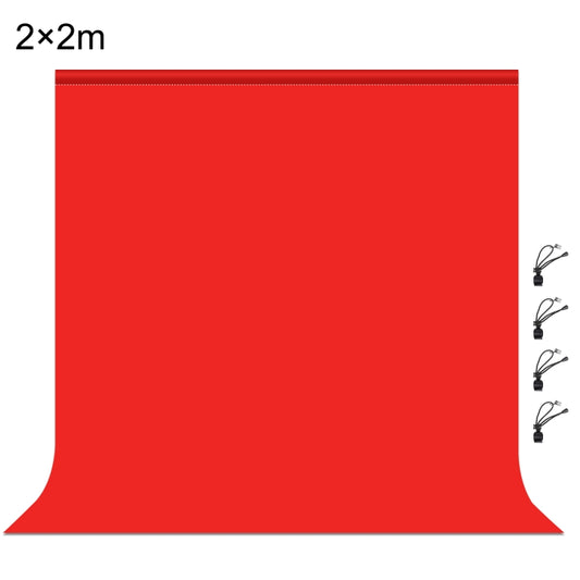 PULUZ 2m x 2m Photography Background Thickness Photo Studio Background Cloth Backdrop(Red) - Solid Color by PULUZ | Online Shopping UK | buy2fix