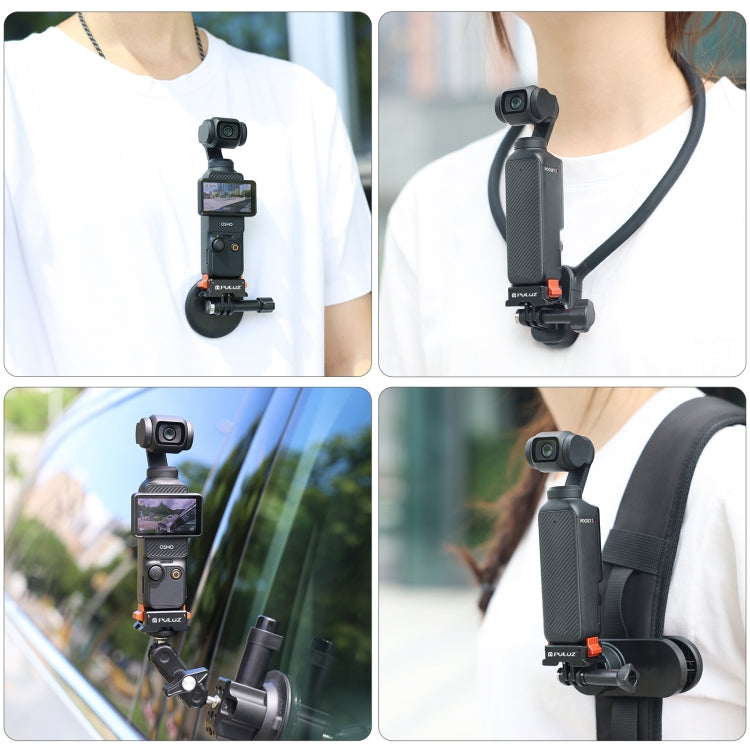 For DJI Osmo Pocket 3 PULUZ Quick Release Mount Adapter (Black) - Mount & Holder by PULUZ | Online Shopping UK | buy2fix