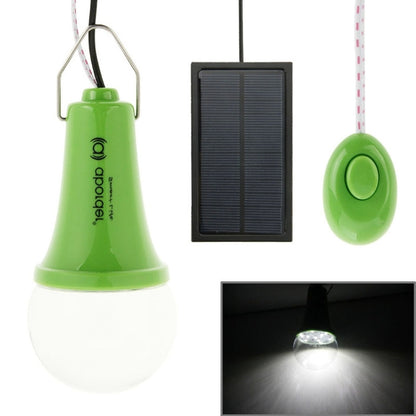 1W 1200mAh LED Energy Saving Light Bulb, Solar Powered Lighting System (Green) - Camping Lighting by buy2fix | Online Shopping UK | buy2fix