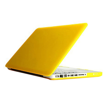 Frosted Hard Protective Case for Macbook Pro 15.4 inch  (A1286)(Yellow) - MacBook Pro Cases by buy2fix | Online Shopping UK | buy2fix