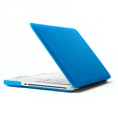 ENKAY for MacBook Pro 13.3 inch (US Version) / A1278 4 in 1 Frosted Hard Shell Plastic Protective Case with Screen Protector & Keyboard Guard & Anti-dust Plugs(Blue) - MacBook Pro Cases by ENKAY | Online Shopping UK | buy2fix