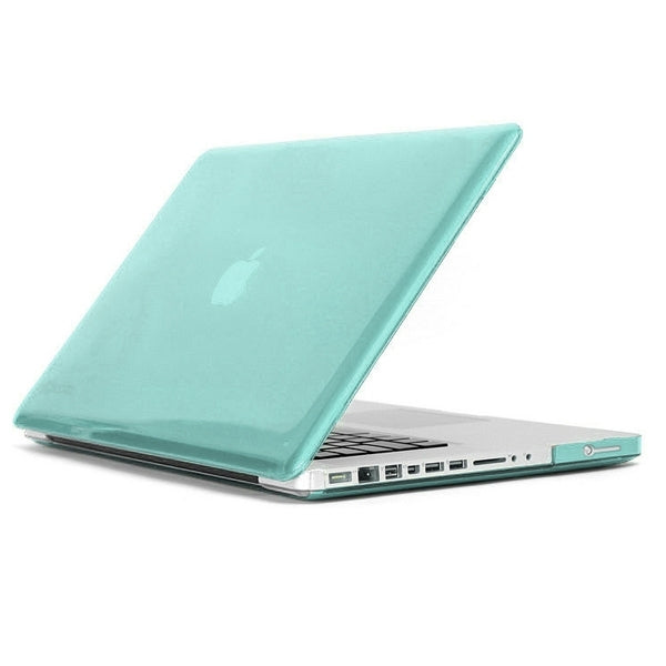 ENKAY for MacBook Pro 15.4 inch (US Version) / A1286 4 in 1 Crystal Hard Shell Plastic Protective Case with Screen Protector & Keyboard Guard & Anti-dust Plugs(Green) - MacBook Pro Cases by ENKAY | Online Shopping UK | buy2fix