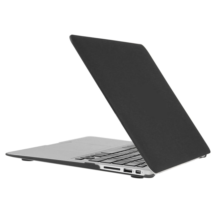 ENKAY for Macbook Air 11.6 inch (US Version) / A1370 / A1465 Hat-Prince 3 in 1 Frosted Hard Shell Plastic Protective Case with Keyboard Guard & Port Dust Plug(Black) - MacBook Air Cases by ENKAY | Online Shopping UK | buy2fix