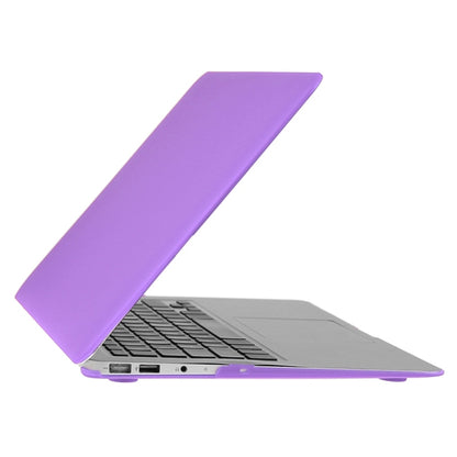 ENKAY for Macbook Air 13.3 inch (US Version) / A1369 / A1466 Hat-Prince 3 in 1 Frosted Hard Shell Plastic Protective Case with Keyboard Guard & Port Dust Plug(Purple) - MacBook Air Cases by ENKAY | Online Shopping UK | buy2fix