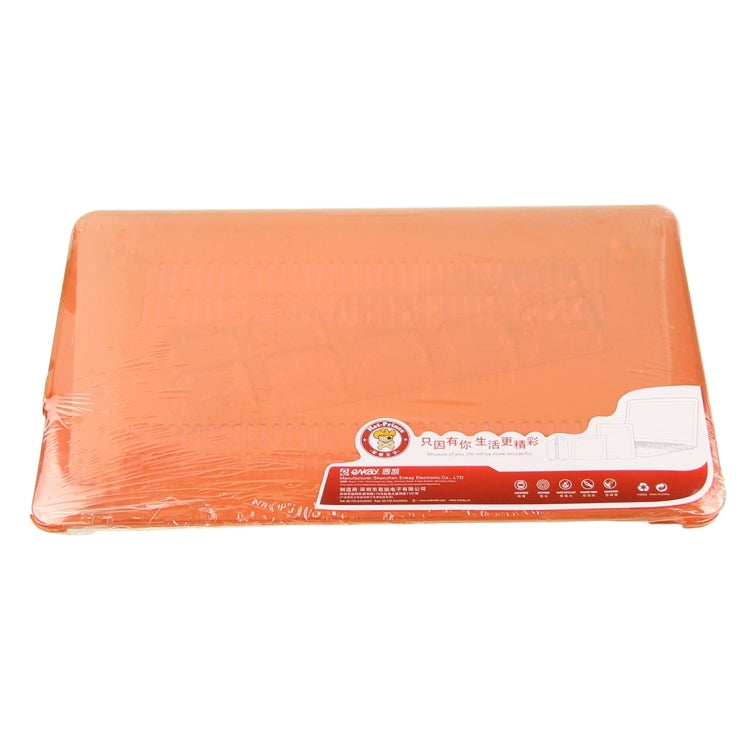 ENKAY for Macbook Pro Retina 13.3 inch (US Version) / A1425 / A1502 Hat-Prince 3 in 1 Crystal Hard Shell Plastic Protective Case with Keyboard Guard & Port Dust Plug(Orange) - MacBook Pro Cases by ENKAY | Online Shopping UK | buy2fix