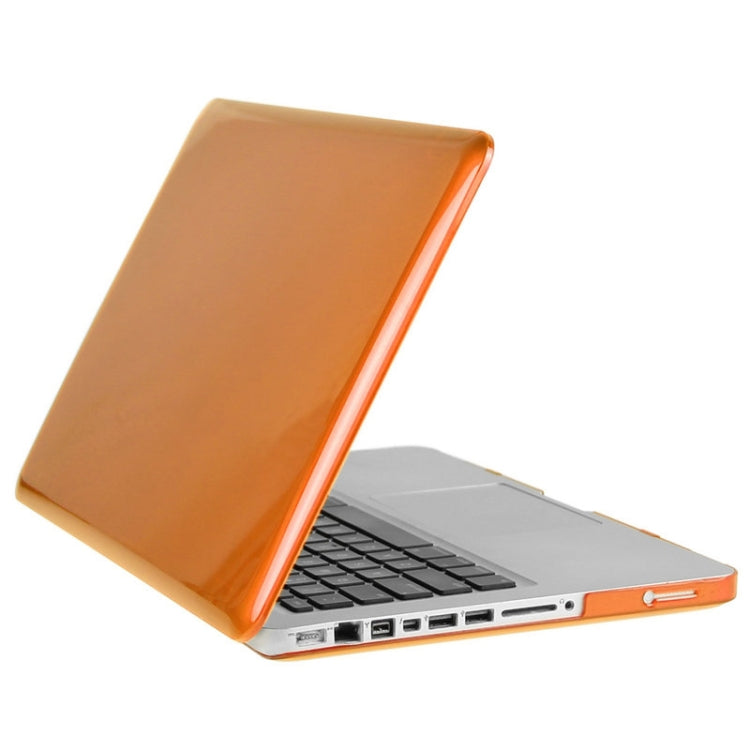 ENKAY for Macbook Pro 15.4 inch (US Version) / A1286 Hat-Prince 3 in 1 Crystal Hard Shell Plastic Protective Case with Keyboard Guard & Port Dust Plug(Orange) - MacBook Pro Cases by ENKAY | Online Shopping UK | buy2fix