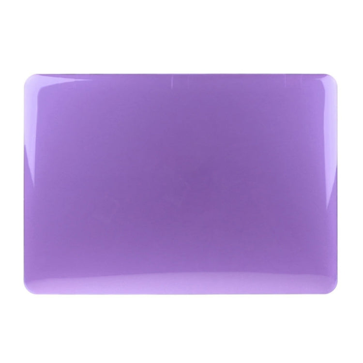 ENKAY for Macbook Pro 15.4 inch (US Version) / A1286 Hat-Prince 3 in 1 Crystal Hard Shell Plastic Protective Case with Keyboard Guard & Port Dust Plug(Purple) - MacBook Pro Cases by ENKAY | Online Shopping UK | buy2fix