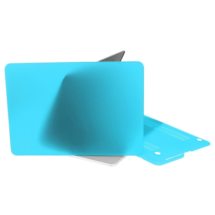 ENKAY for Macbook Pro Retina 13.3 inch (US Version) / A1425 / A1502 Hat-Prince 3 in 1 Frosted Hard Shell Plastic Protective Case with Keyboard Guard & Port Dust Plug(Blue) - MacBook Pro Cases by ENKAY | Online Shopping UK | buy2fix