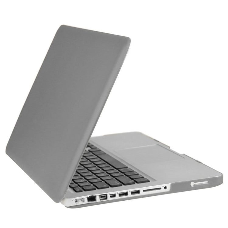 ENKAY for Macbook Pro 15.4 inch (US Version) / A1286 Hat-Prince 3 in 1 Frosted Hard Shell Plastic Protective Case with Keyboard Guard & Port Dust Plug(Grey) - MacBook Pro Cases by ENKAY | Online Shopping UK | buy2fix