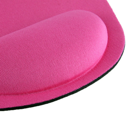 Ultra Slim Rubber Bottom & Cloth Sponge Wrist Supporter Mouse Pad(Magenta) - Mouse Pads by buy2fix | Online Shopping UK | buy2fix