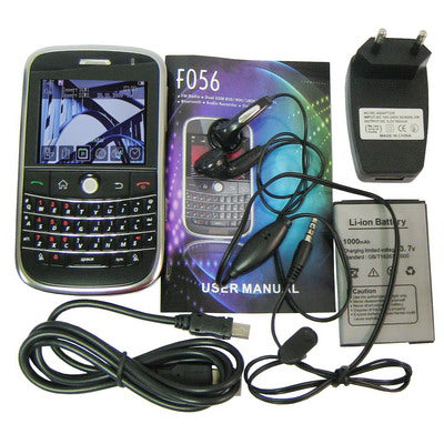 F056 Mobile Phone, Network: 2G, Bluetooth FM JAVA, Dual SIM, Quad Band(Black) - Others by buy2fix | Online Shopping UK | buy2fix