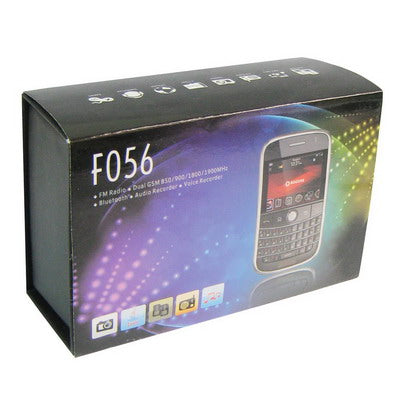 F056 Mobile Phone, Network: 2G, Bluetooth FM JAVA, Dual SIM, Quad Band(Black) - Others by buy2fix | Online Shopping UK | buy2fix