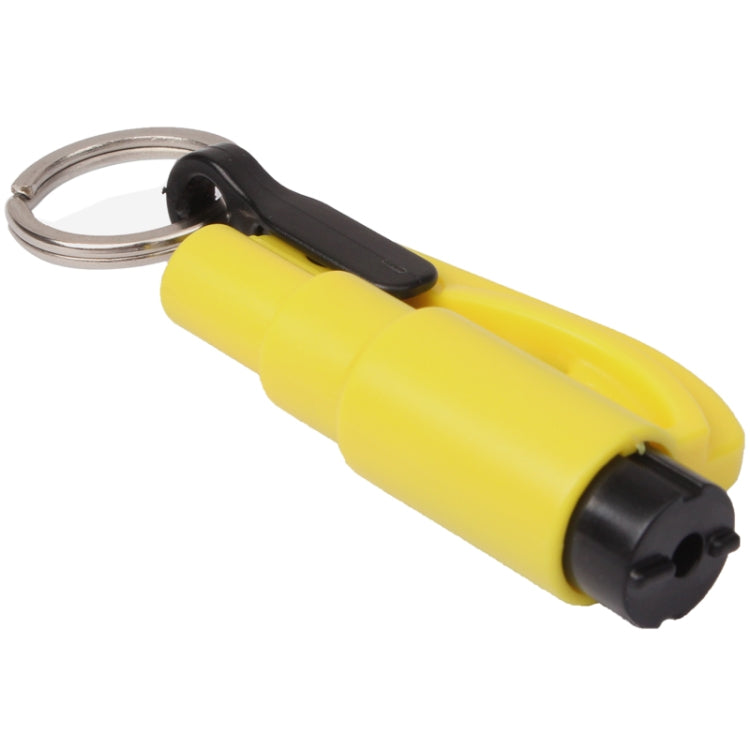 3 in 1 Car Emergency Hammer / Key Chain / Knife Broken Glass Portable Tool(Yellow) - Emergency Hammer by buy2fix | Online Shopping UK | buy2fix