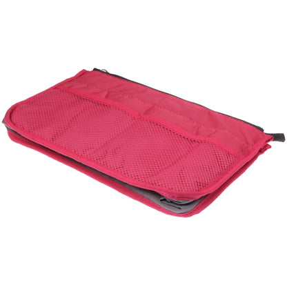 Thicken Portable Multi-function Double Zipper Cosmetic Bag, Storage Bag in Bag (Magenta) - Storage Bags by buy2fix | Online Shopping UK | buy2fix