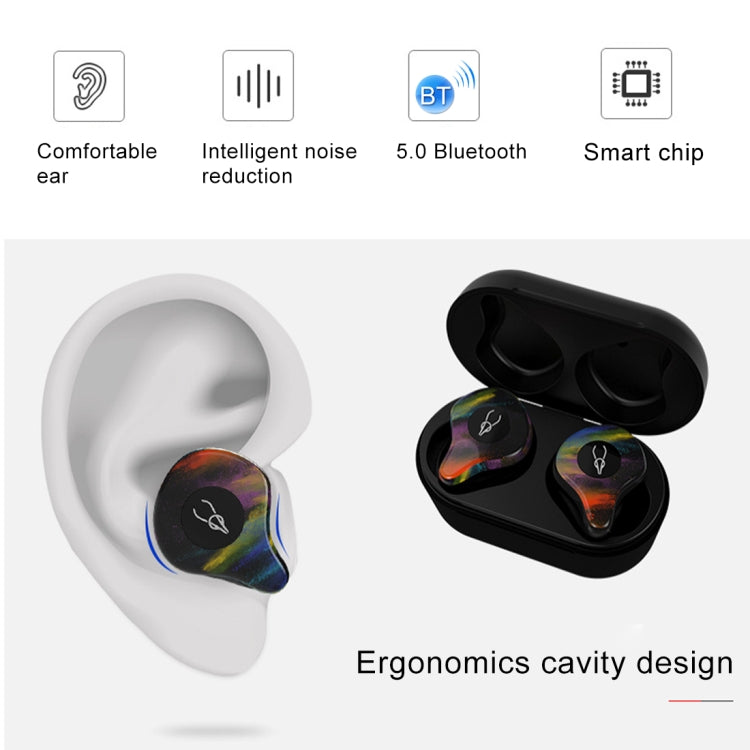 SABBAT X12PRO Mini Bluetooth 5.0 In-Ear Stereo Earphone with Charging Box, For iPad, iPhone, Galaxy, Huawei, Xiaomi, LG, HTC and Other Smart Phones(Dawn) - Bluetooth Earphone by Sabbat | Online Shopping UK | buy2fix