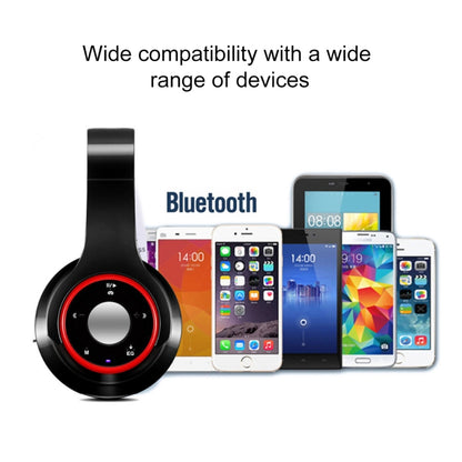 SG-8 Bluetooth 4.0 + EDR Headphones Wireless Over-ear TF Card FM Radio Stereo Music Headset with Mic (Blue) - Headset & Headphone by buy2fix | Online Shopping UK | buy2fix