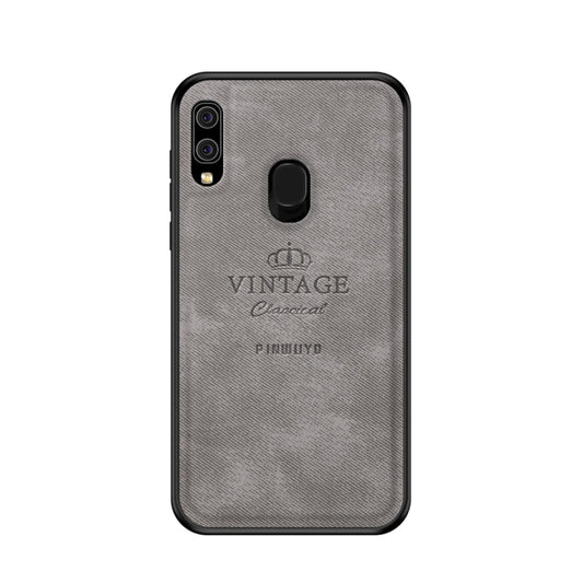 PINWUYO Shockproof Waterproof Full Coverage PC + TPU + Skin Protective Case for Galaxy A20 / A30 (Grey) - Galaxy Phone Cases by PINWUYO | Online Shopping UK | buy2fix