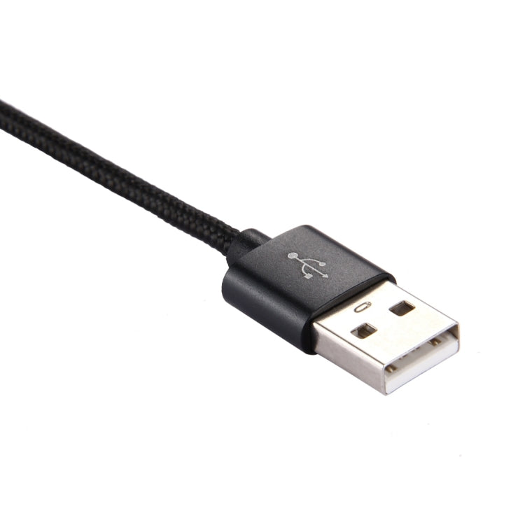 Knit Texture USB to USB-C / Type-C Data Sync Charging Cable, Cable Length: 2m, 3A Output(Black) - USB-C & Type-C Cable by buy2fix | Online Shopping UK | buy2fix