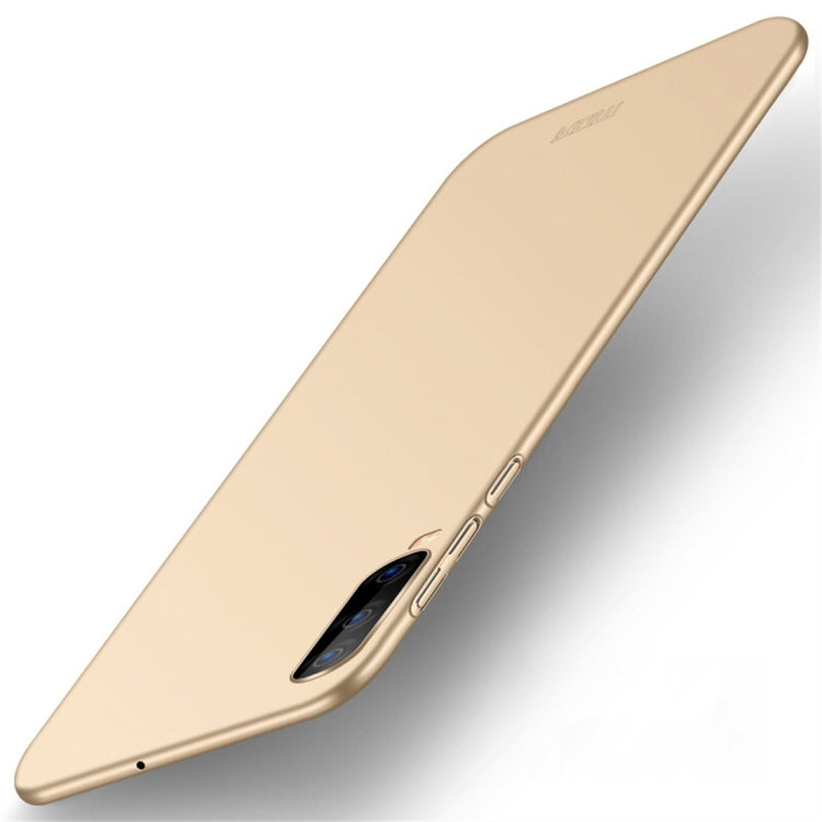 MOFI Frosted PC Ultra-thin Hard Case for Galaxy A70 (Gold) - Galaxy Phone Cases by MOFI | Online Shopping UK | buy2fix