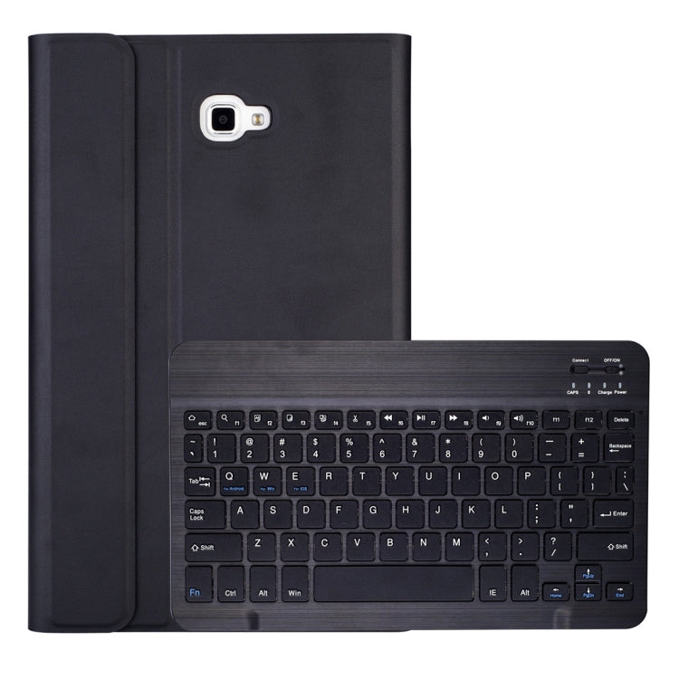 DY580 For Galaxy Tab A 10.1 T580 / T585 Detachable Plastic Bluetooth Keyboard Leather Tablet Case with Holder (Black) - Samsung Keyboard by buy2fix | Online Shopping UK | buy2fix