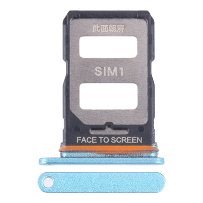 For Xiaomi Poco F5 SIM Card Tray + SIM Card Tray (Blue) - Card Tray by buy2fix | Online Shopping UK | buy2fix