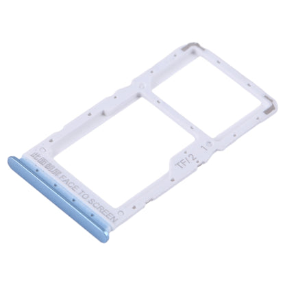 For Xiaomi Redmi Note 12 5G SIM Card Tray + SIM / Micro SD Card Tray (Blue) - Card Tray by buy2fix | Online Shopping UK | buy2fix