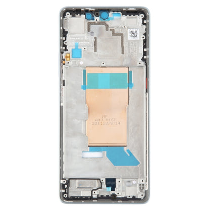 For Xiaomi Poco F5 Original Front Housing LCD Frame Bezel Plate (Blue) - Frame Bezel Plate by buy2fix | Online Shopping UK | buy2fix