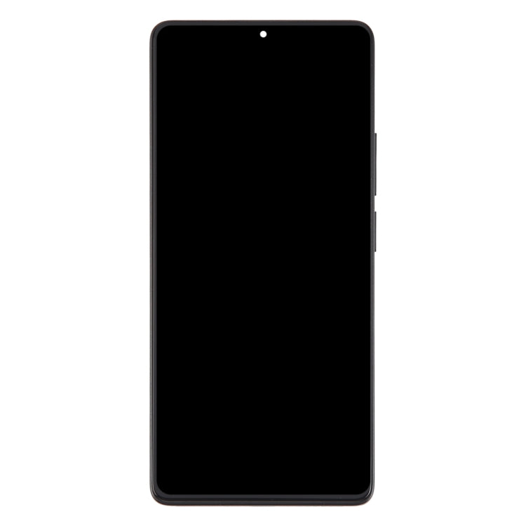 For Xiaomi Poco M6 Pro 4G Original AMOLED Material LCD Screen Digitizer Full Assembly with Frame (Black) - LCD Screen by buy2fix | Online Shopping UK | buy2fix