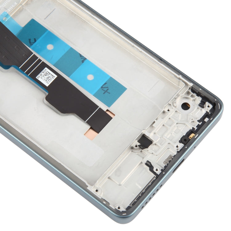 For Xiaomi Poco M6 Pro 4G Original AMOLED Material LCD Screen Digitizer Full Assembly with Frame (Blue) - LCD Screen by buy2fix | Online Shopping UK | buy2fix