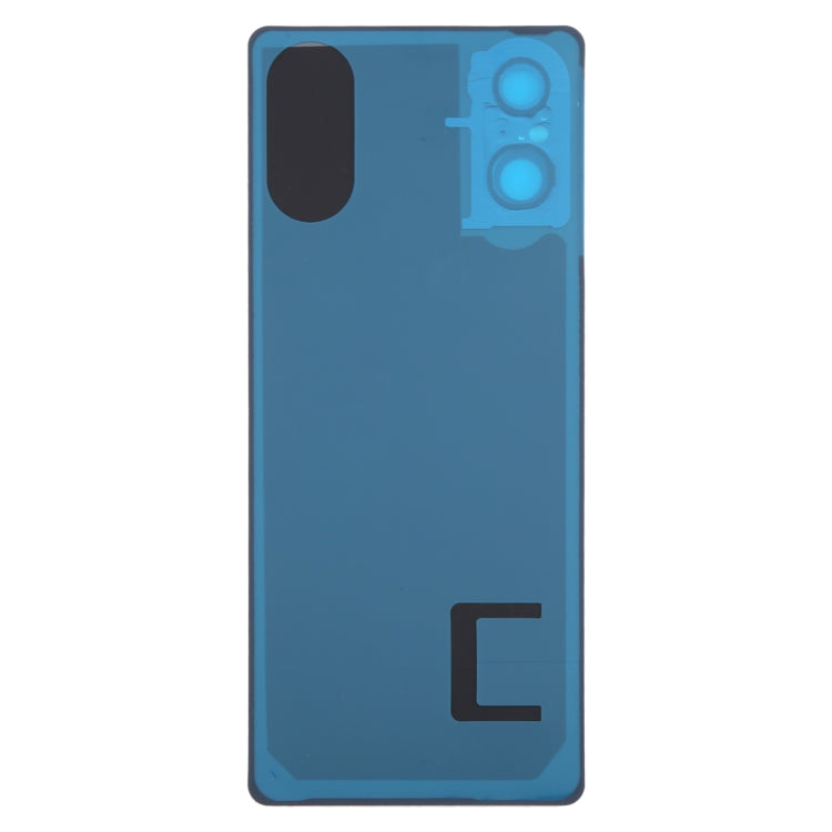 For Sony Xperia 5 V Battery Back Cover with Camera Lens Cover(Blue) - Back Cover by buy2fix | Online Shopping UK | buy2fix