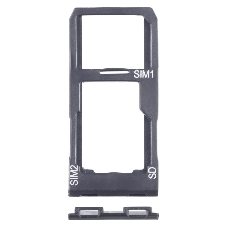 For Sony Xperia 1 II Original SIM Card Tray + SIM / Micro SD Card Tray (Black) - Card Tray by buy2fix | Online Shopping UK | buy2fix