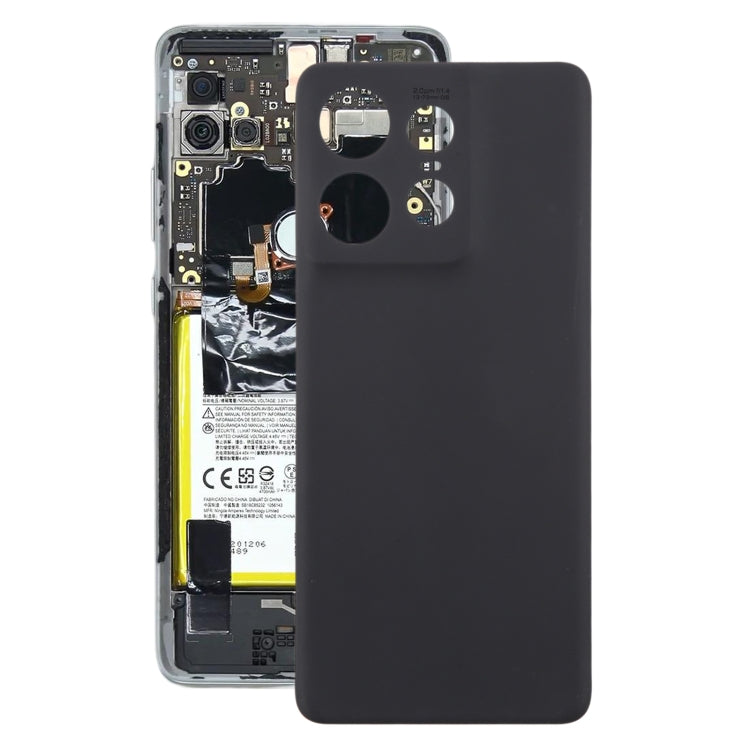 For Motorola Edge 50 Pro Original Battery Back Cover(Black) - Back Cover by buy2fix | Online Shopping UK | buy2fix