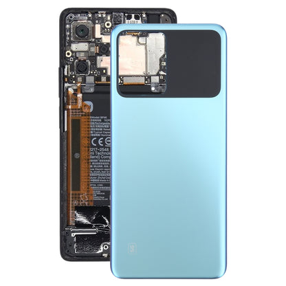 For Xiaomi Poco X5 Pro Original Battery Back Cover(Blue) - Back Cover by buy2fix | Online Shopping UK | buy2fix