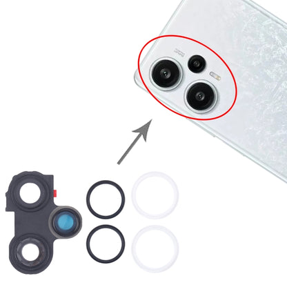 For Xiaomi Redmi Note 12 Turbo Camera Lens Cover (White) - Camera by buy2fix | Online Shopping UK | buy2fix